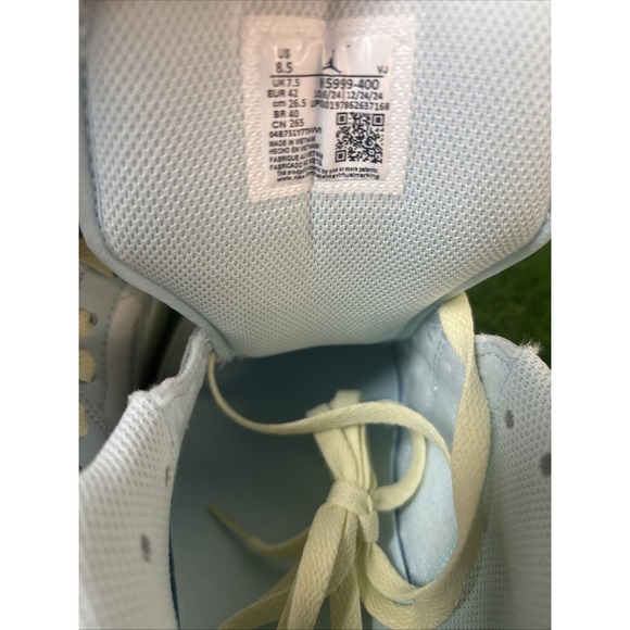 Air Jordan 1 Low SE Men's Size 8.5‎ Glacier Blue/Sea Glass HJ5999 400 Fast Ship - Picture 4 of 6